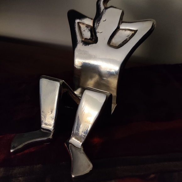 VTG Zadok Arts 925 Modernist Silver Figurine/Sculpture Holder - Picture 12 of 14